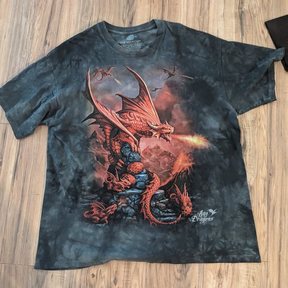 The Mountain age of dragons shirt Xl